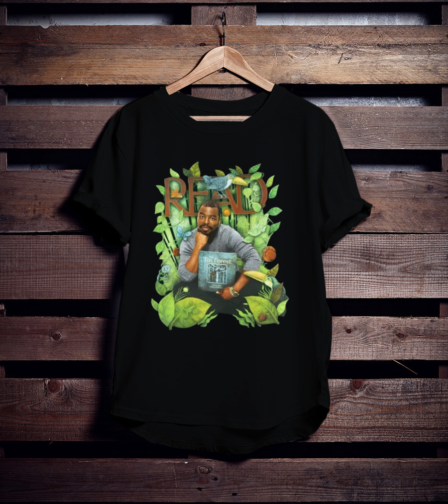 LeVar Burton Read The Tin Forest Surrounded By Lush Greenery And Animals T-Shirt