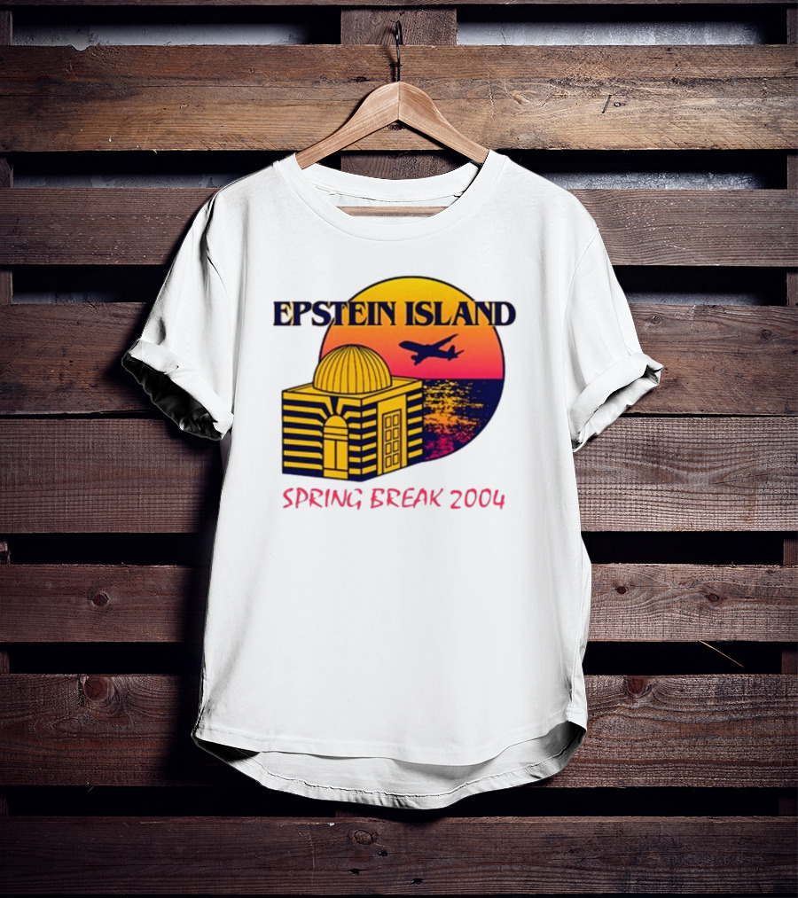 Shitheadsteve Epstein Island Airplane Dome Sunset Spring Break 2004 T-Shirt
