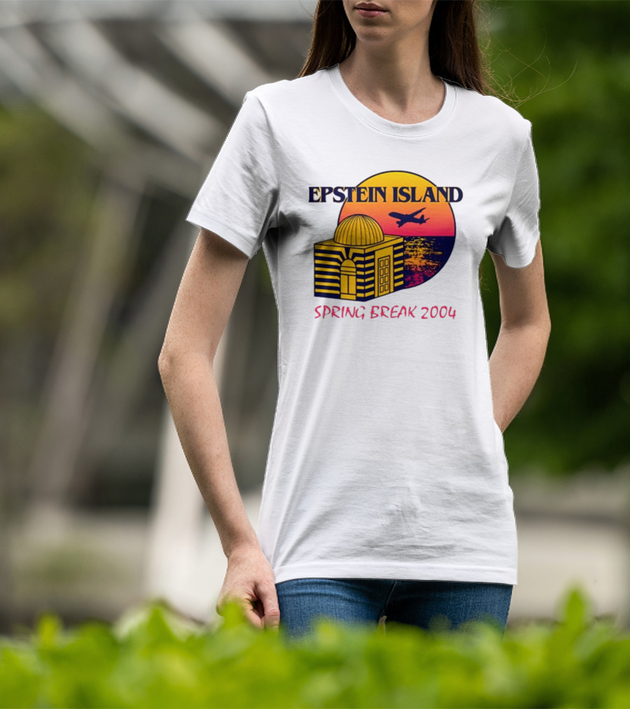 Shitheadsteve Epstein Island Airplane Dome Sunset Spring Break 2004 T-Shirt