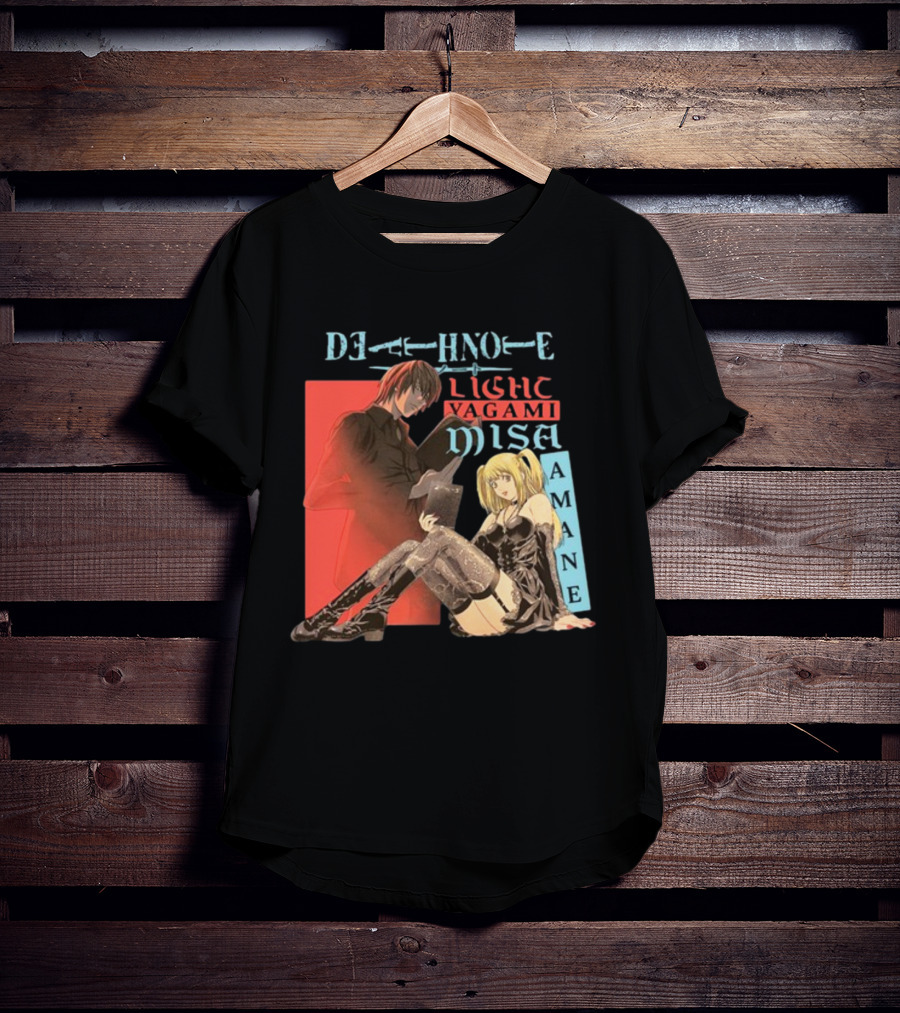 Death Note Light Yagami Misa Amane T-Shirt