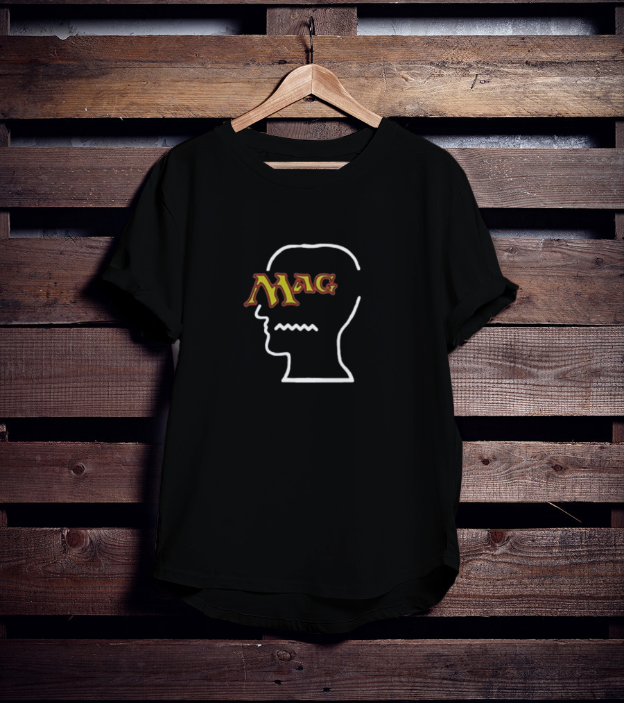 Brain Dead X Magic The Gathering Head Silhouette Mag T-Shirt