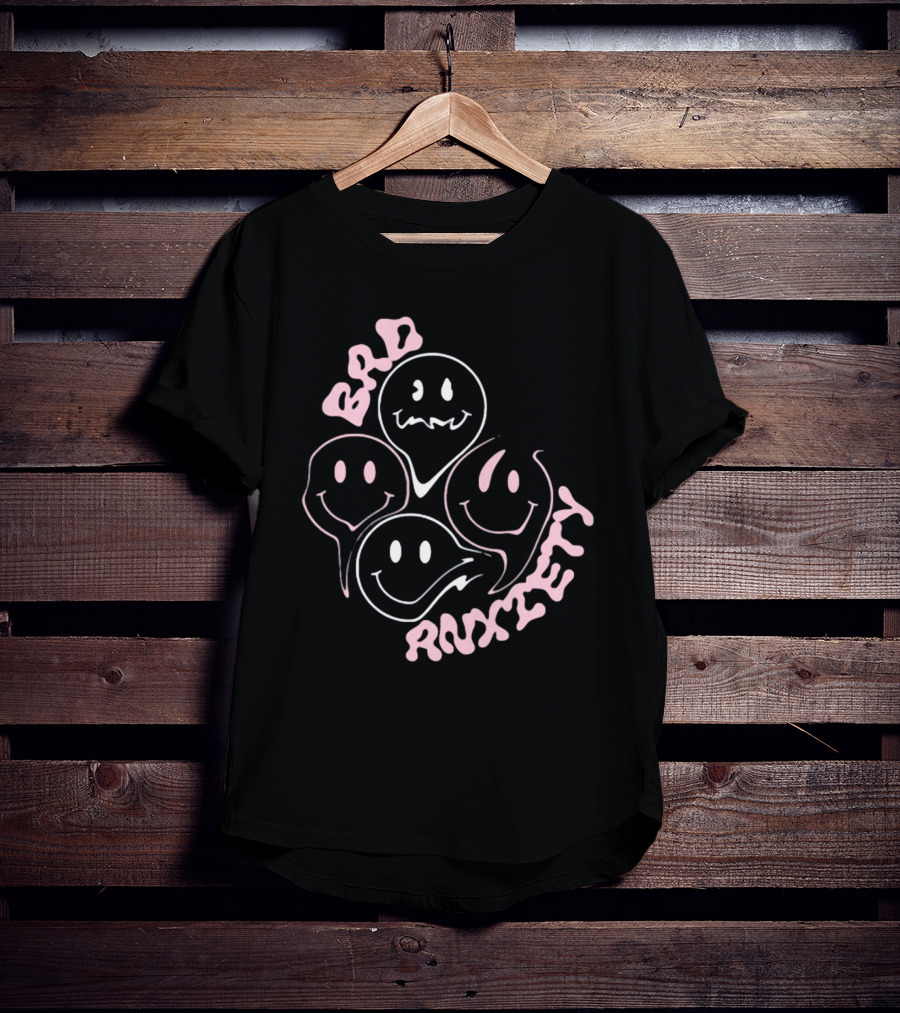 Megantheestallion Bad Anxiety Smiley Faces T-Shirt