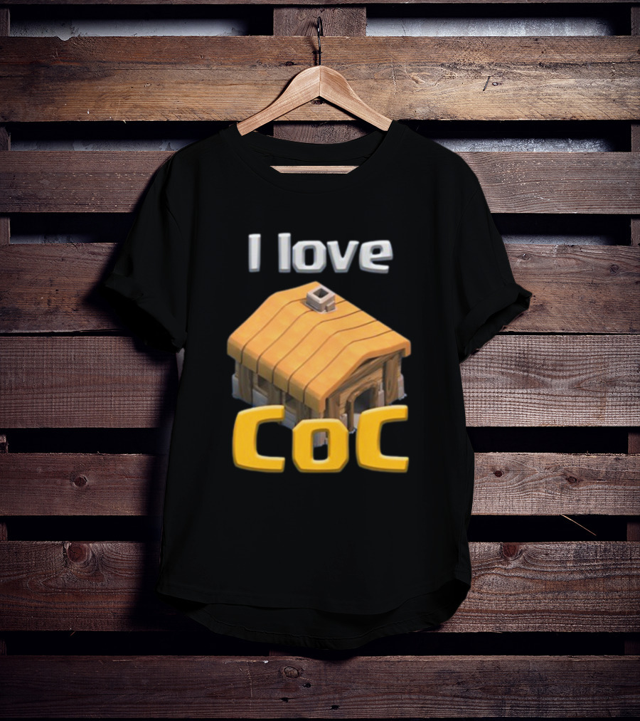 I Love Clash Of Clans Coc T-Shirt