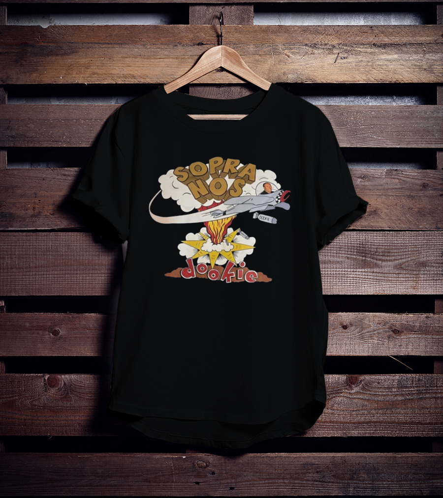 Methsyndicate Sopranos Dookie Parody Rocket Explosion James Gandolfini T-Shirt