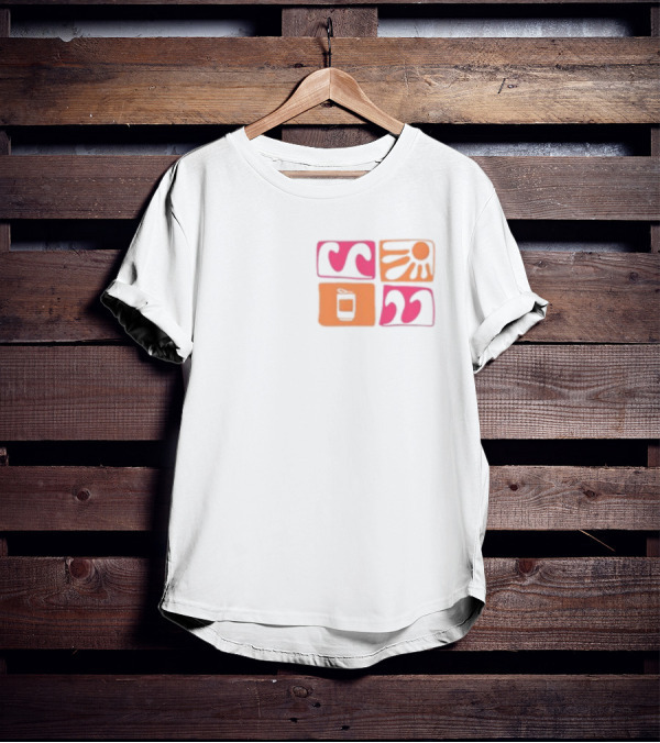 Waves And Rays Sun Surf Club Fat Boy T-Shirt