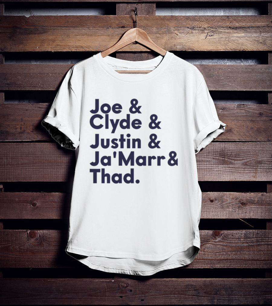 Joe Clyde Justin Ja'Marr Thad Football Legends Bengals NFL T-Shirt