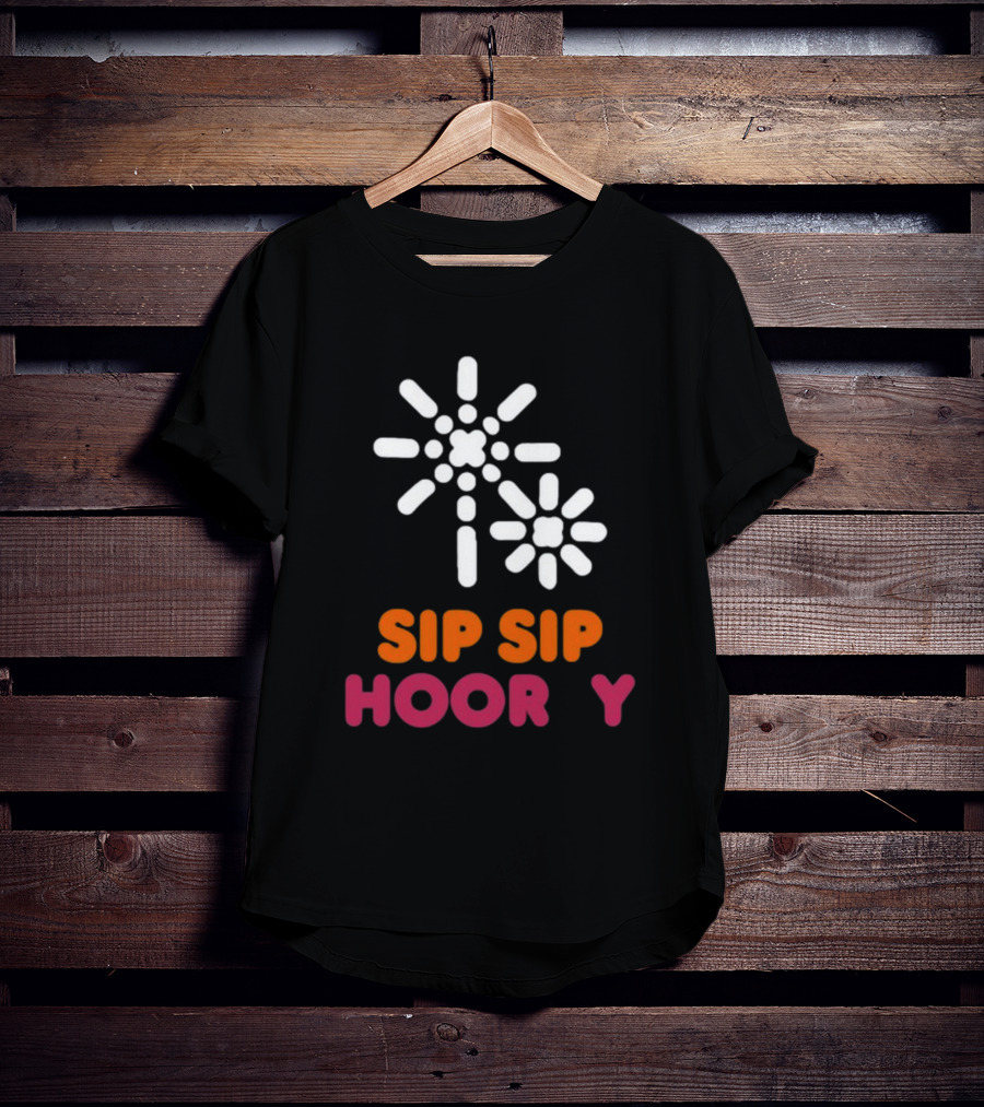 NeoooBs Sip Sip Hooray Y Dunkin' T-Shirt