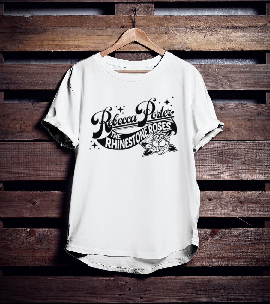 Rebecca Porter And The Rhinestone Roses Vintage Floral T-Shirt
