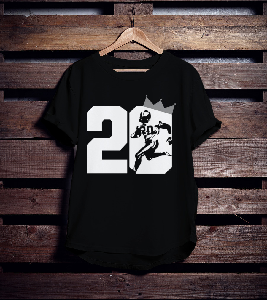 Eminem Barry Sanders 20 King Football Legend T-Shirt