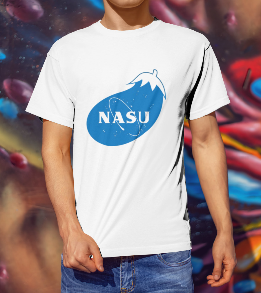 NASA Eggplant Nasu Space T-Shirt
