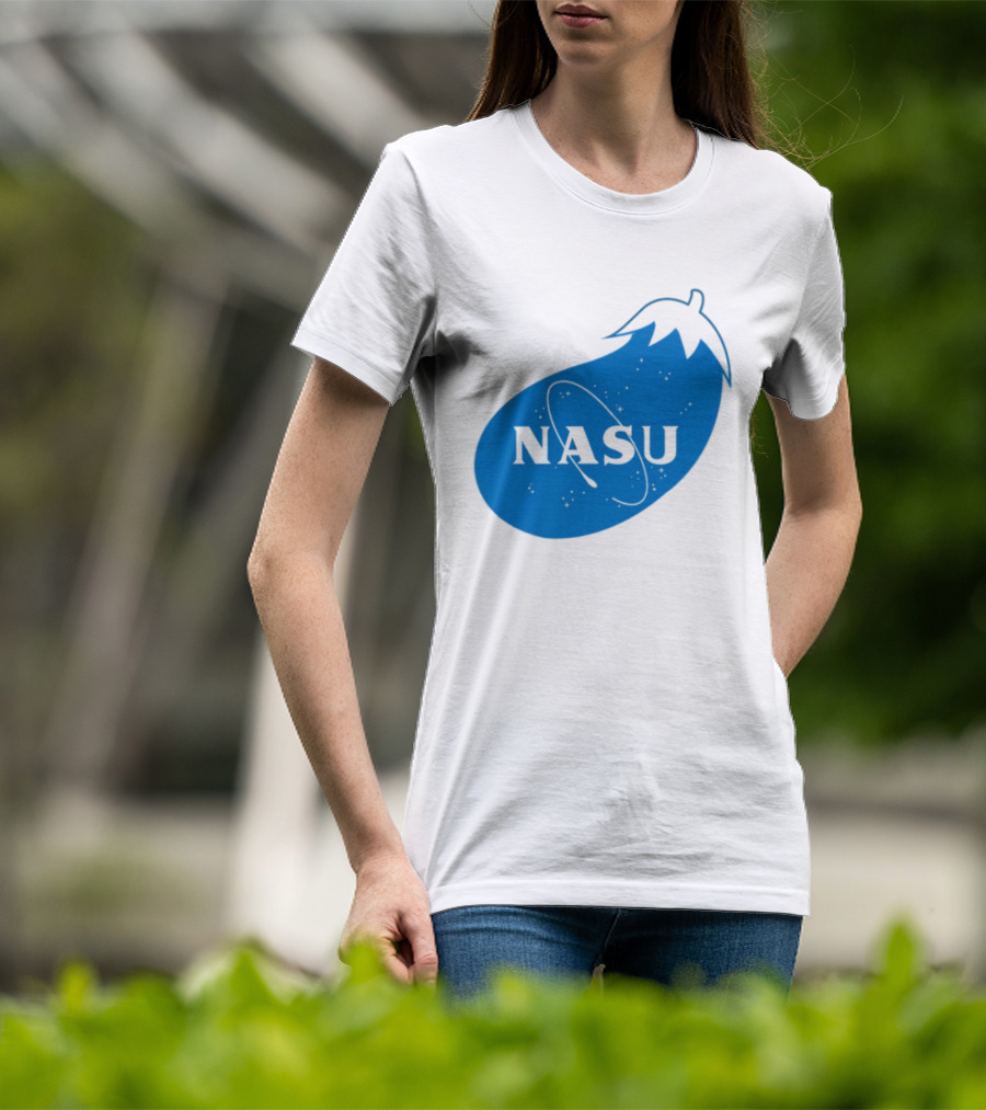 NASA Eggplant Nasu Space T-Shirt