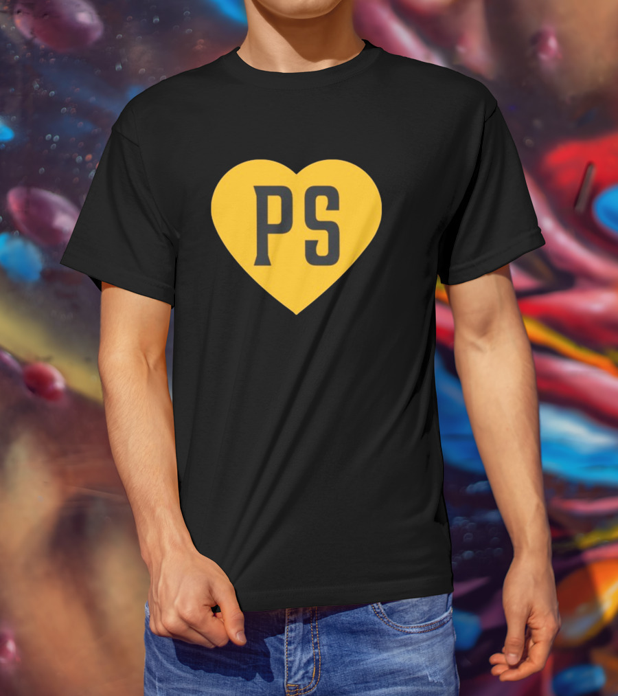 Peter Seidler PS Yellow Heart T-Shirt