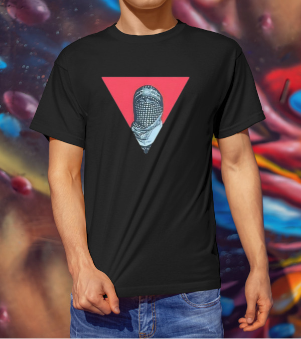 Sprinter99800 Symbol Of Pride And Resistance Red Triangle Masked Figure T-Shirt