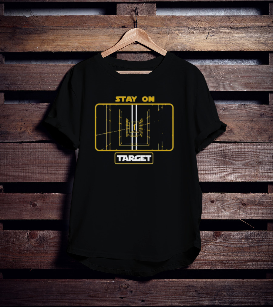 Cheeseheadtv Stay On Target Star Wars Inspired Visionary T-Shirt