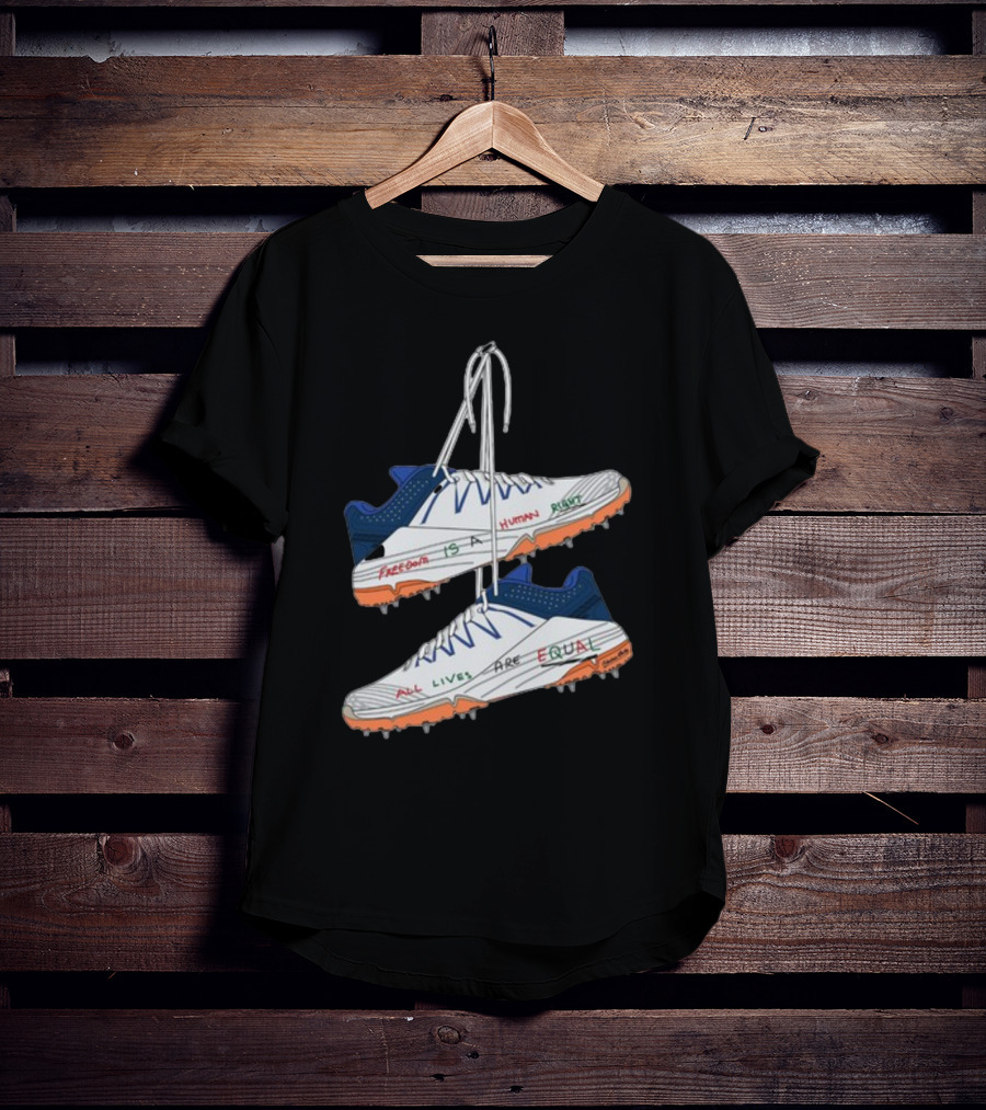 Freedom Is A Human Right All Lives Are Equal Cleats T-Shirt