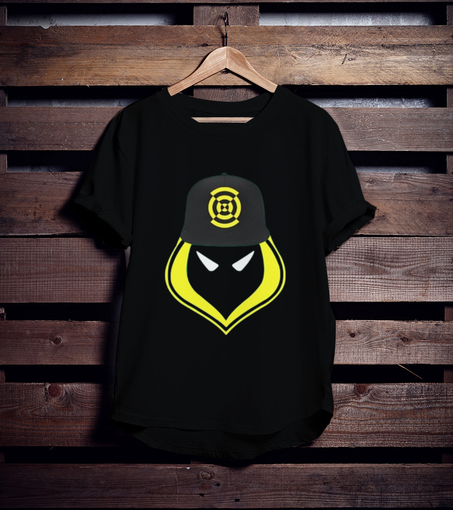 Lag-Liners Stealth Emblem With Black Cap And Yellow T-Shirt