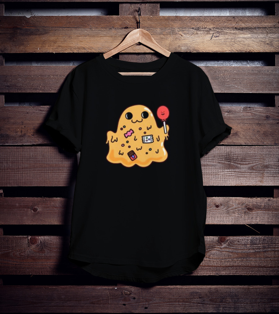 SCP 999 Tickle Monster Holding A Smiling Lollipop With Candy Elements T-Shirt