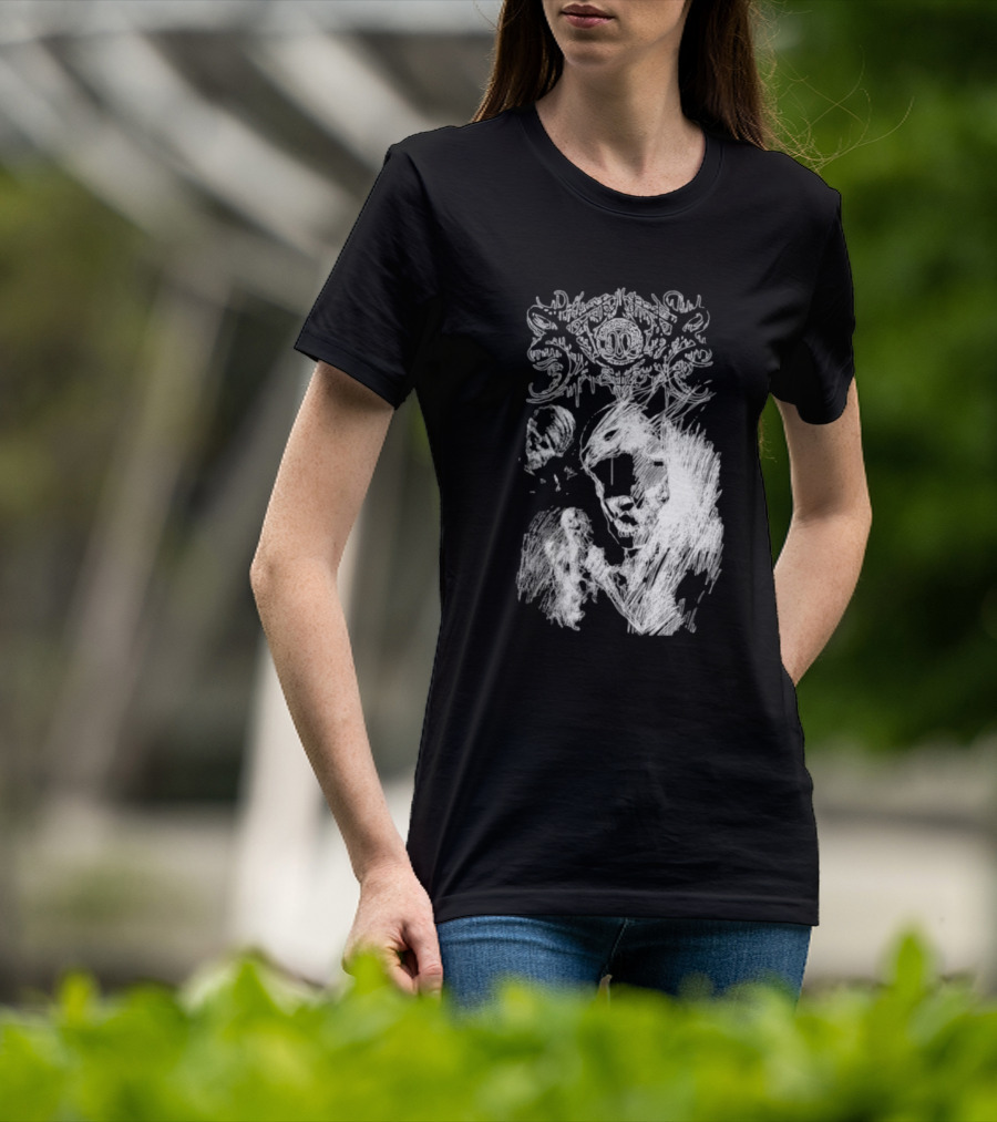 Xasthur Morbid Sketches Abstract Dark T-Shirt