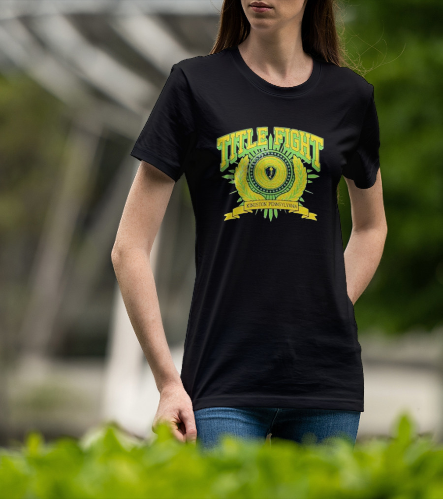 Title Fight Kingston Pennsylvania Crest T-Shirt