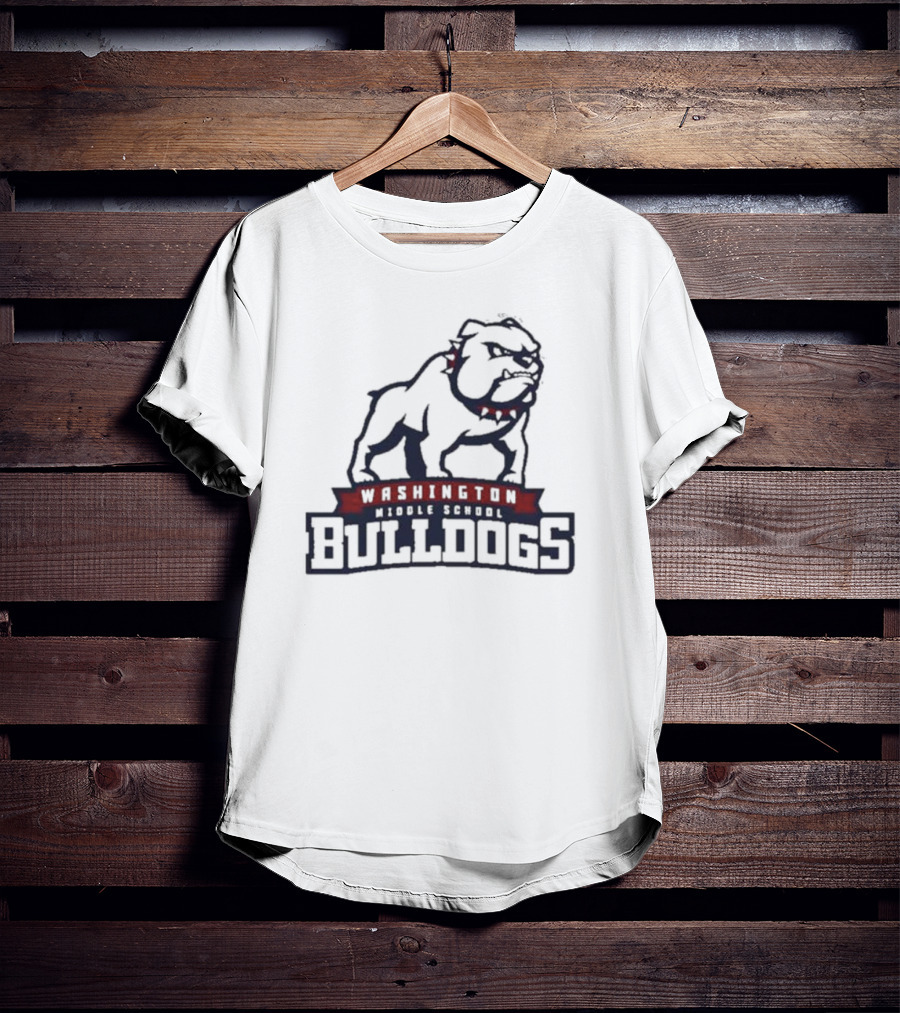 Washington Middle School Bulldogs Mascot T-Shirt