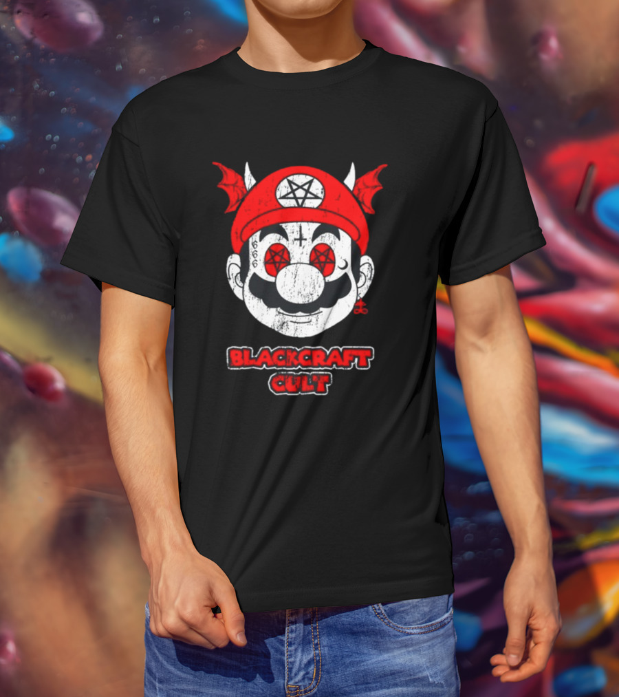 Blackcraft Cult It's A Me Satan Mario T-Shirt
