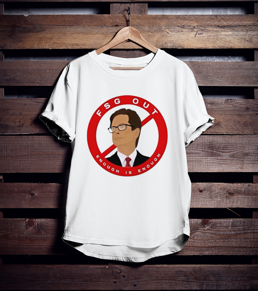FSG Out Enough Is Enough Red Circle Protest T-Shirt