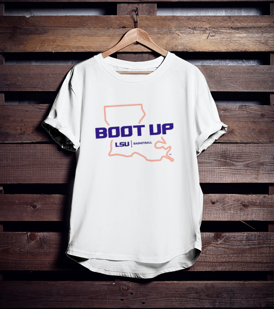 Boot Up LSU Basketball Alumni Hall Bayou T-Shirt
