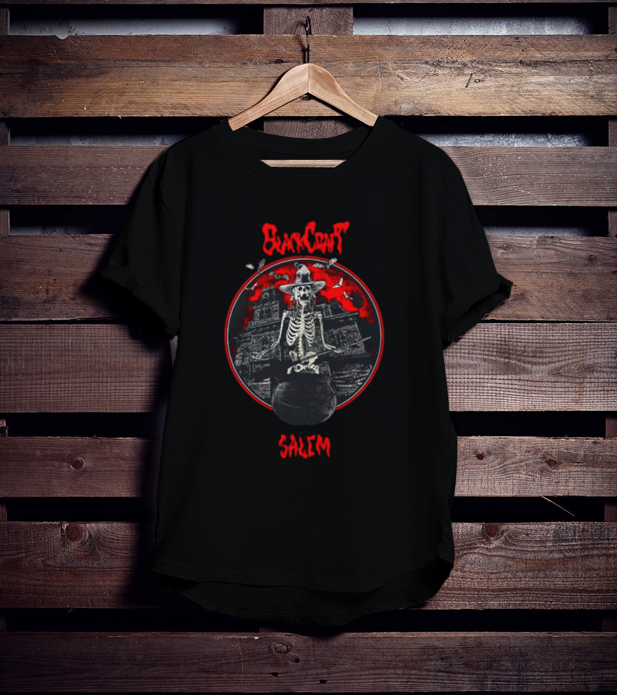 Blackcraft Salem Skeleton Witch Stew T-Shirt