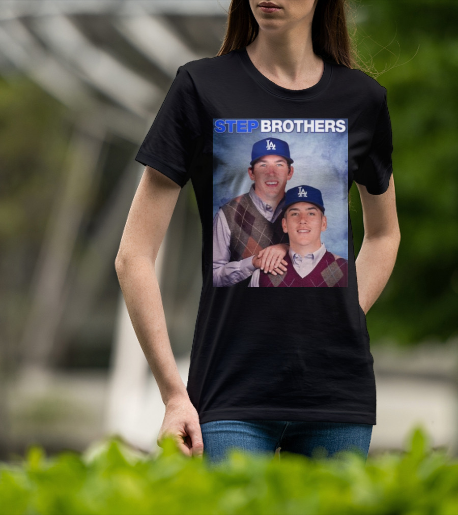 Bobby Miller Walker Buehler LA Step Brothers T-Shirt