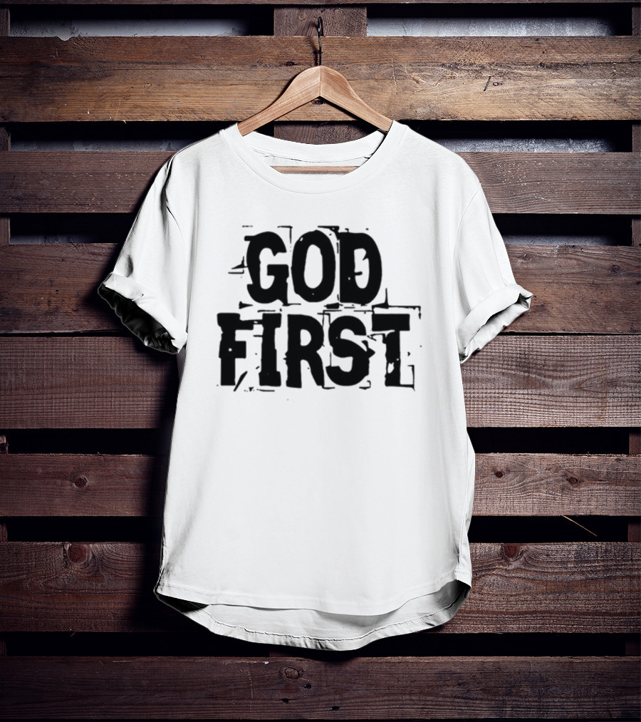 Reformedbychrist God First Faithful Priority T-Shirt
