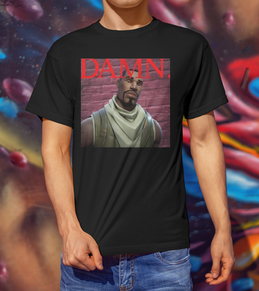 Rroguethreads Kendrick Lamar Spitfire Damn Brick Wall Character T-Shirt