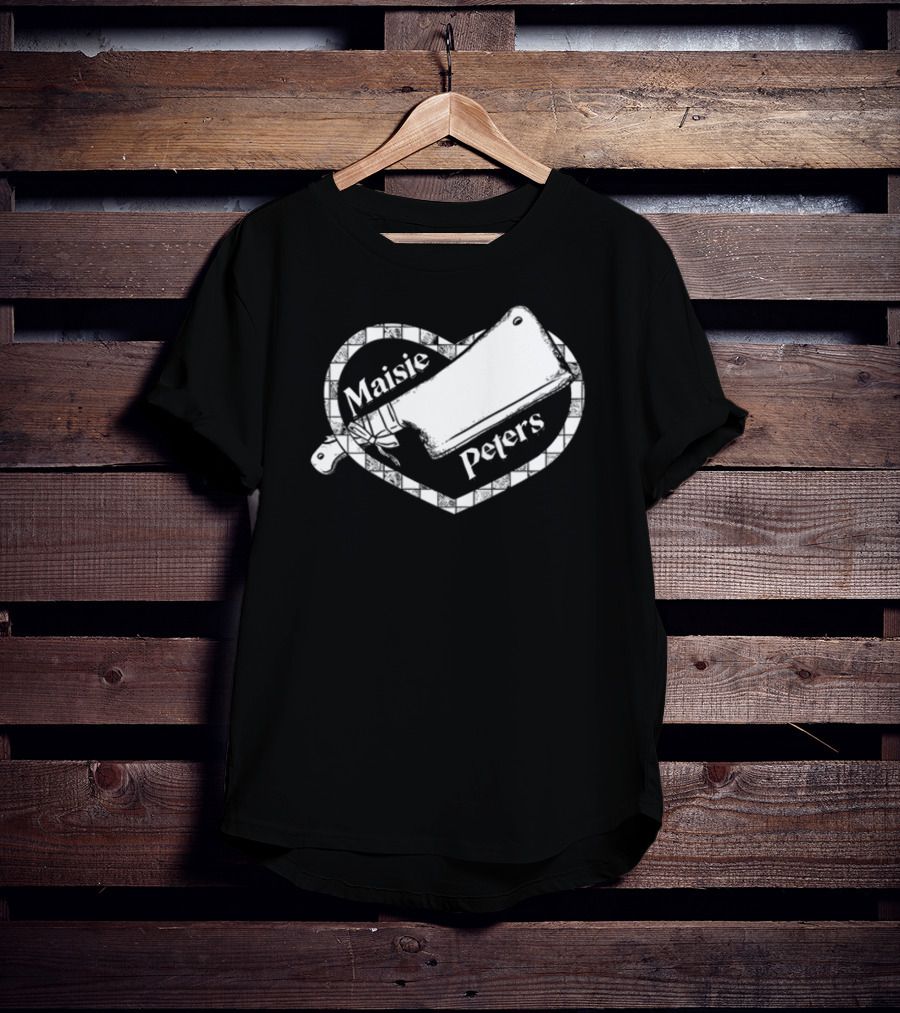 Maisie Peters Cleaver Heart Motif T-Shirt