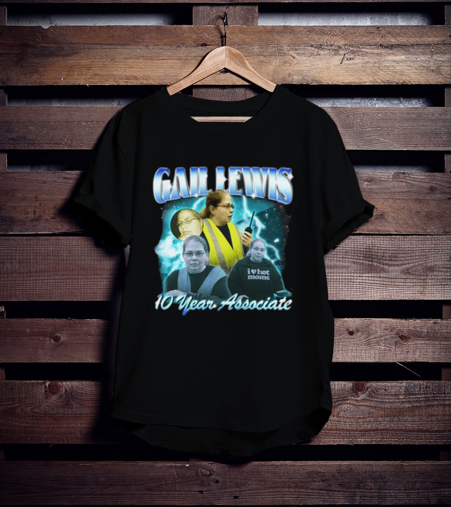 Gail Lewis 10 Year Associate I Love Hot Moms Vintage T-Shirt