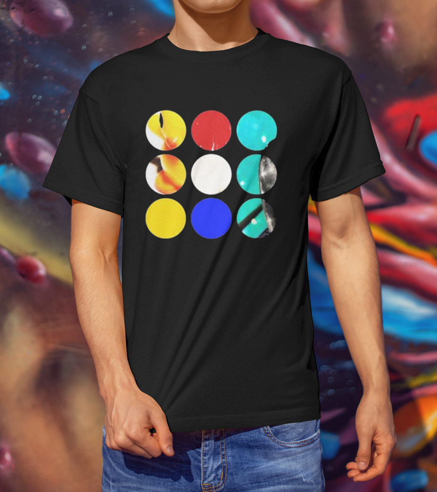 Fleshwater Sounds Of Grieving Circles Color Palette T-Shirt