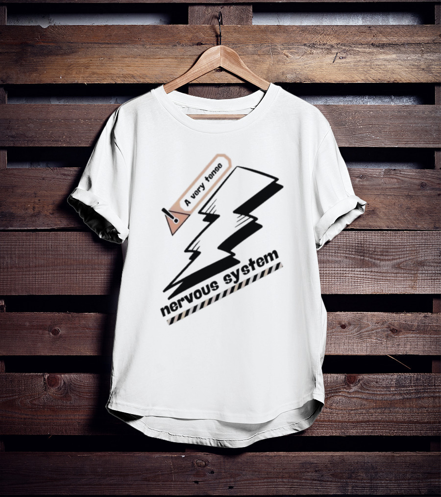 A Very Tense Nervous System Lightning Bolt T-Shirt