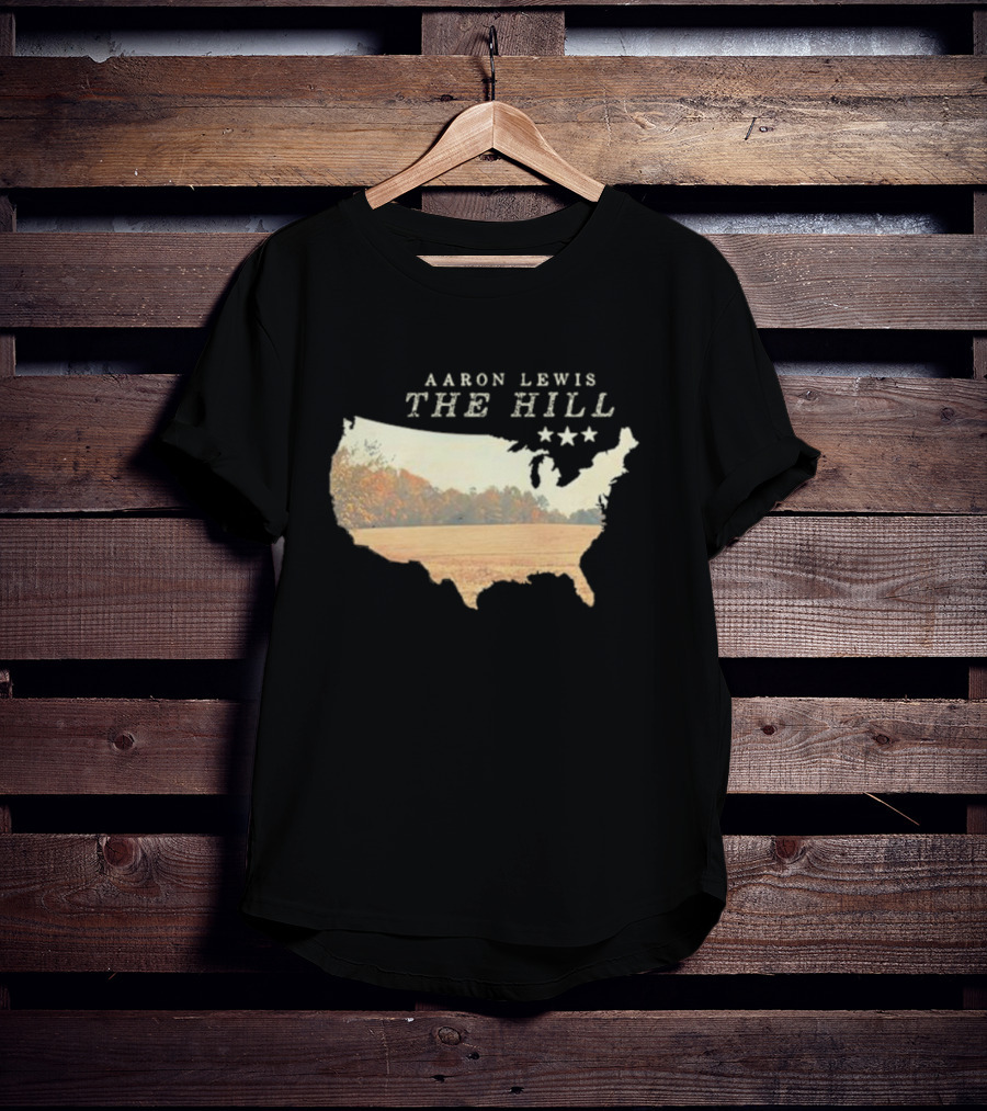 Aaron Lewis The Hill USA Landscape Stars T-Shirt