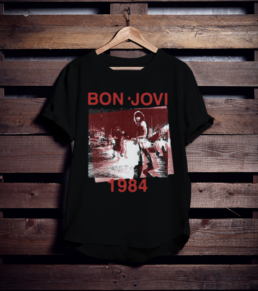 Bon Jovi Streets 1984 Urban Scene T-Shirt