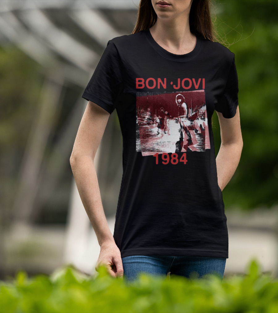 Bon Jovi Streets 1984 Urban Scene T-Shirt