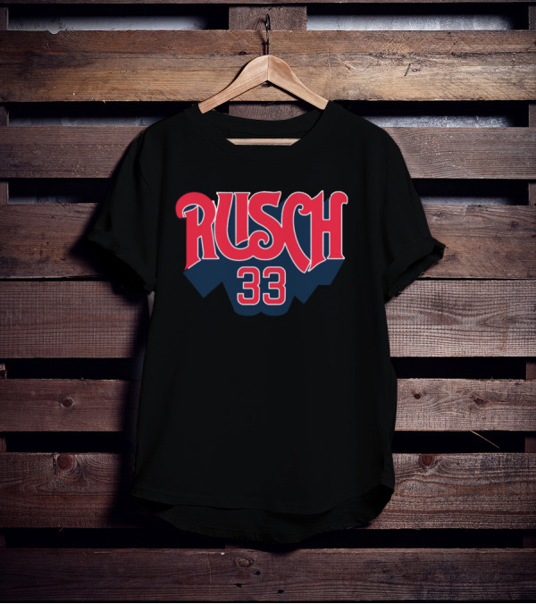 Obviousshirts Rusch 33 Vintage Style Sports T-Shirt