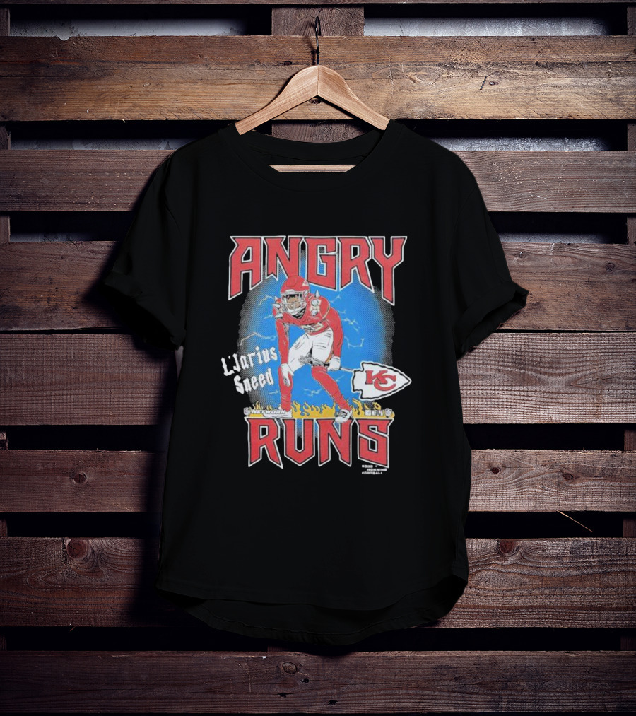 Angry Runs L'Jarius Sneed Kansas City Chiefs 88 Yards Touchdown Football T-Shirt