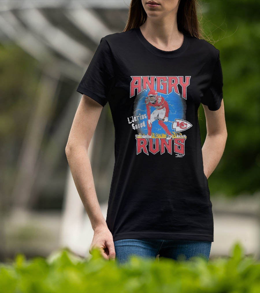 Angry Runs L'Jarius Sneed Kansas City Chiefs 88 Yards Touchdown Football T-Shirt