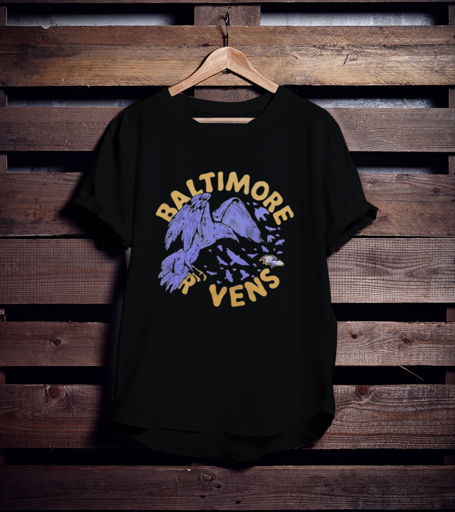 Baltimore Ravens The Raven Vintage T-Shirt