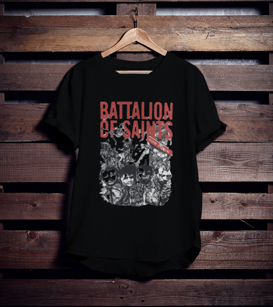 Battalion Of Saints Second Coming Punk Rock Album Cover T-Shirt