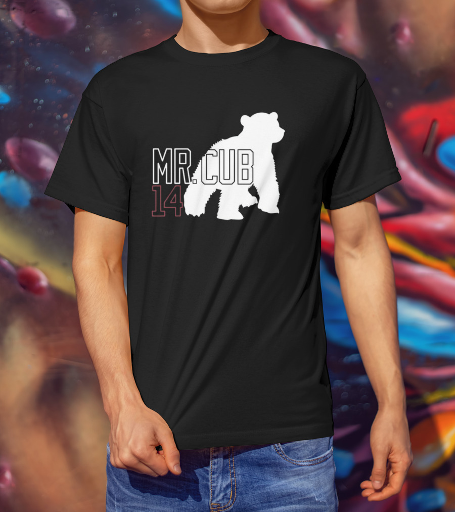 Mr. Cub 14 Silhouette Bear T-Shirt