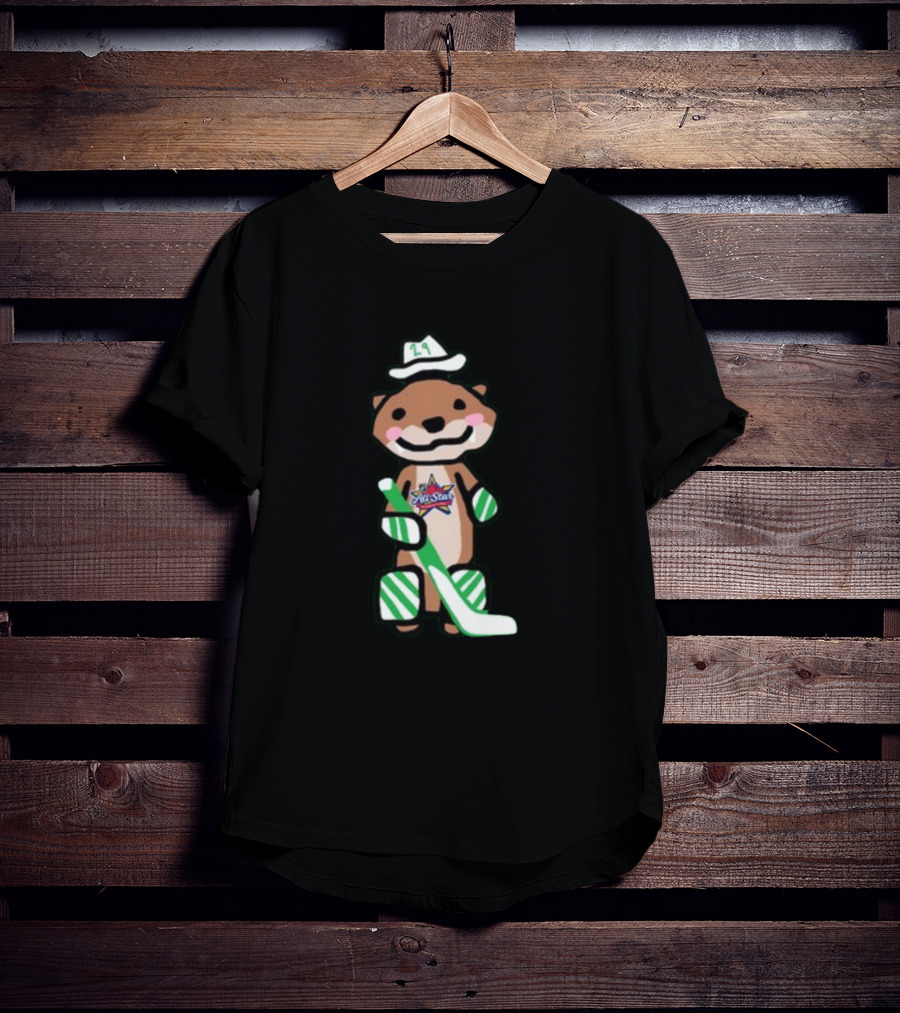 Dallas Stars Jake Otter 29 Hockey Mascot T-Shirt