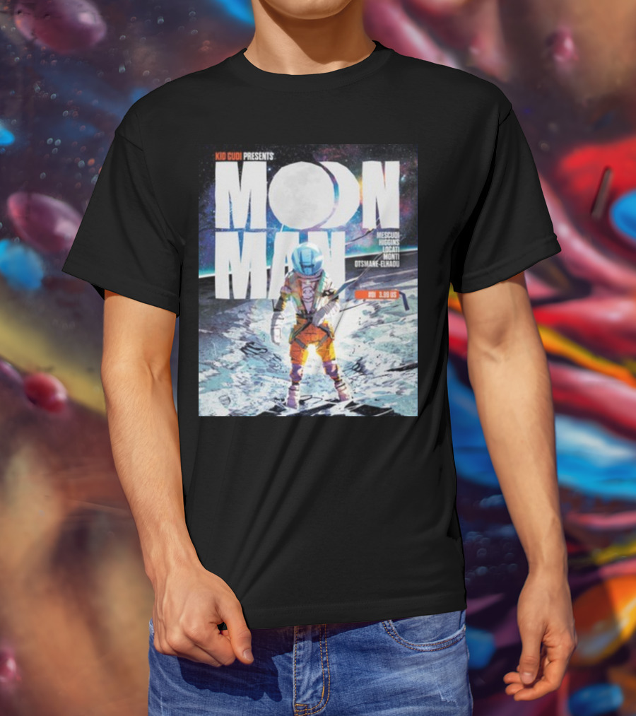 Kid Cudi Presents Moon Man Mescudi Riggins Dot Da Genius Monti Otsmane-Elhaou T-Shirt