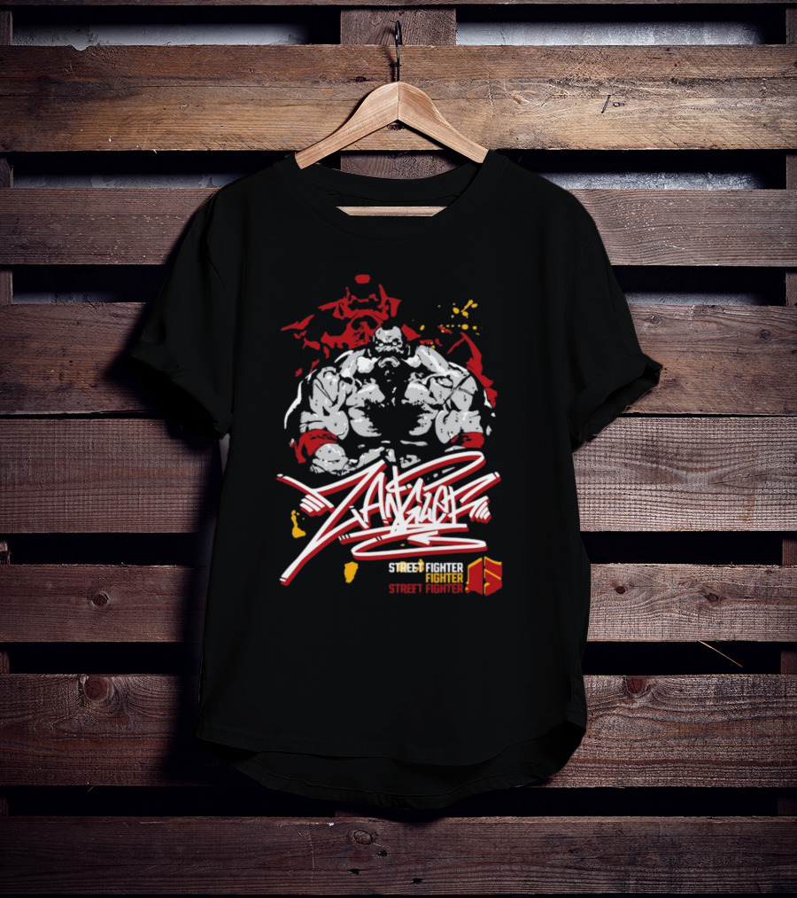 Street Fighter Capcom SF6 Zangief Nerds T-Shirt