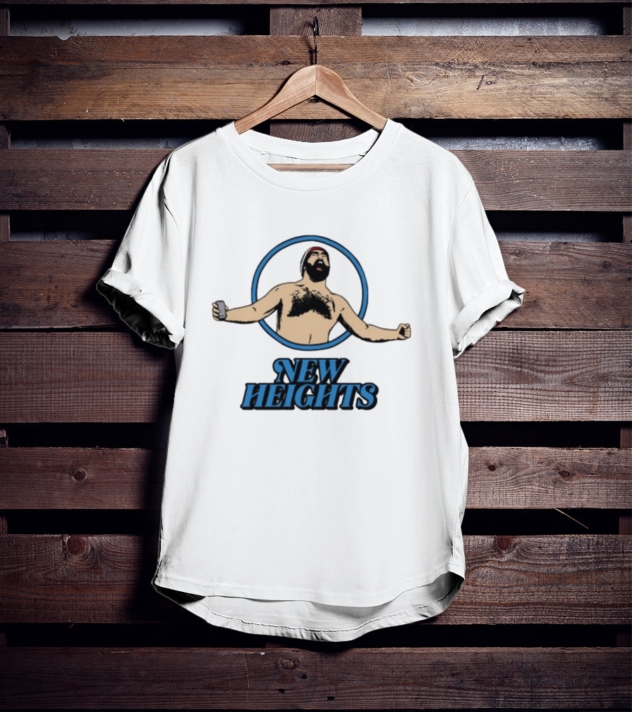 New Heights Jason Kelce Arm Raised Circle T-Shirt