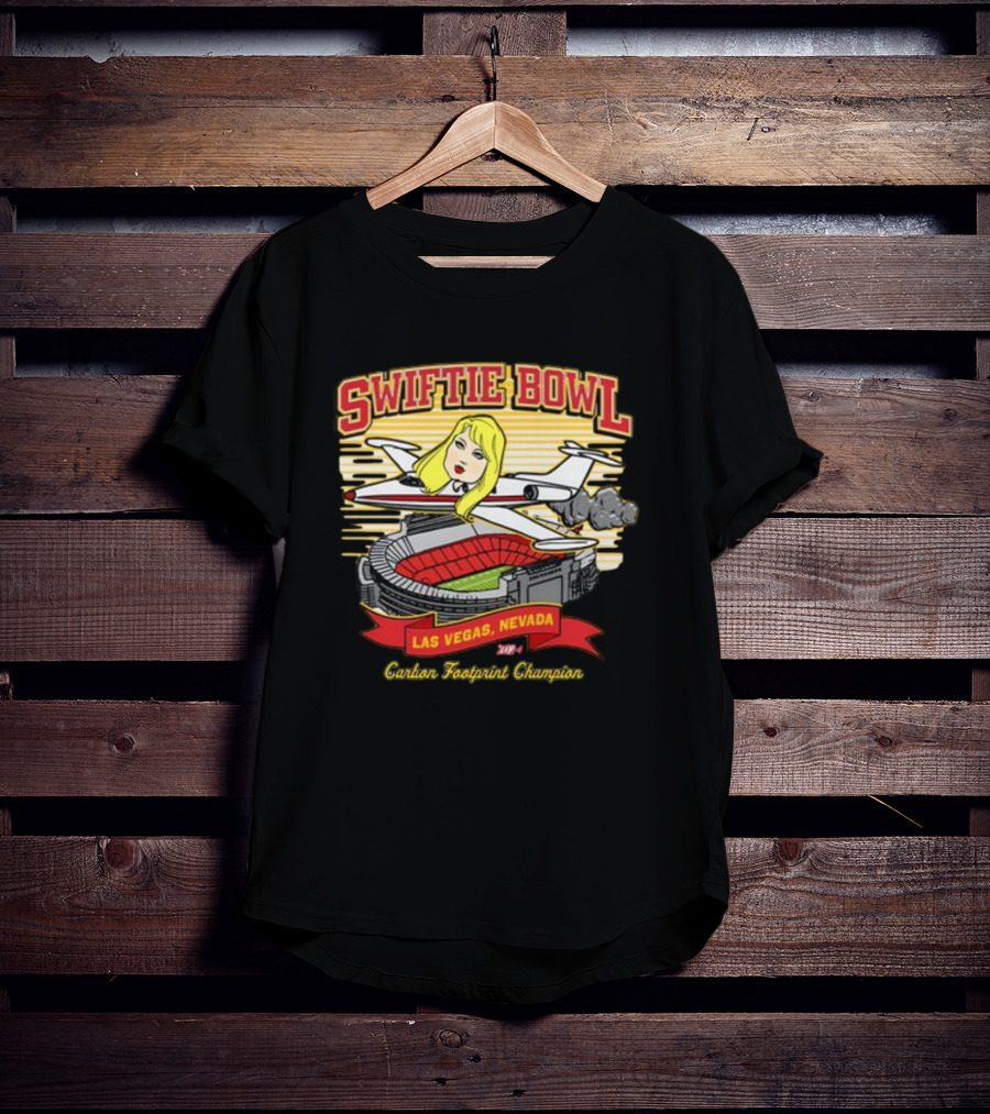 Swiftie Bowl Las Vegas Carbon Footprint Champion T-Shirt
