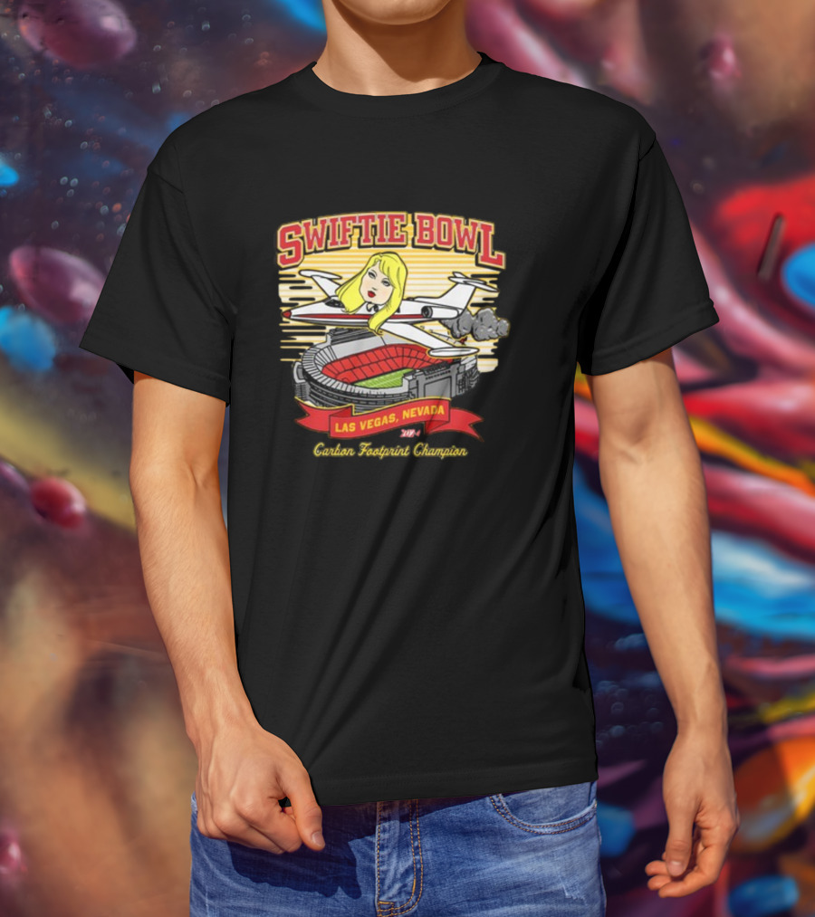 Swiftie Bowl Las Vegas Carbon Footprint Champion T-Shirt
